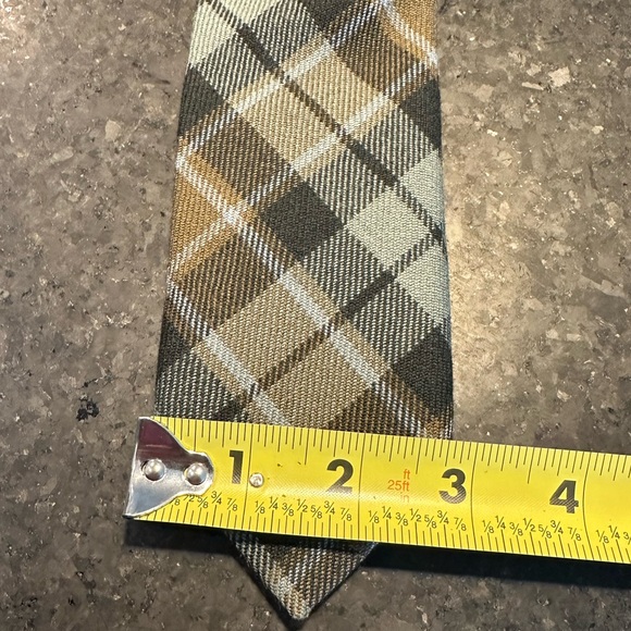 Scottish Tie / Graham Menteith Patterned / 100% New Wool / Made in Scotland - Picture 5 of 5